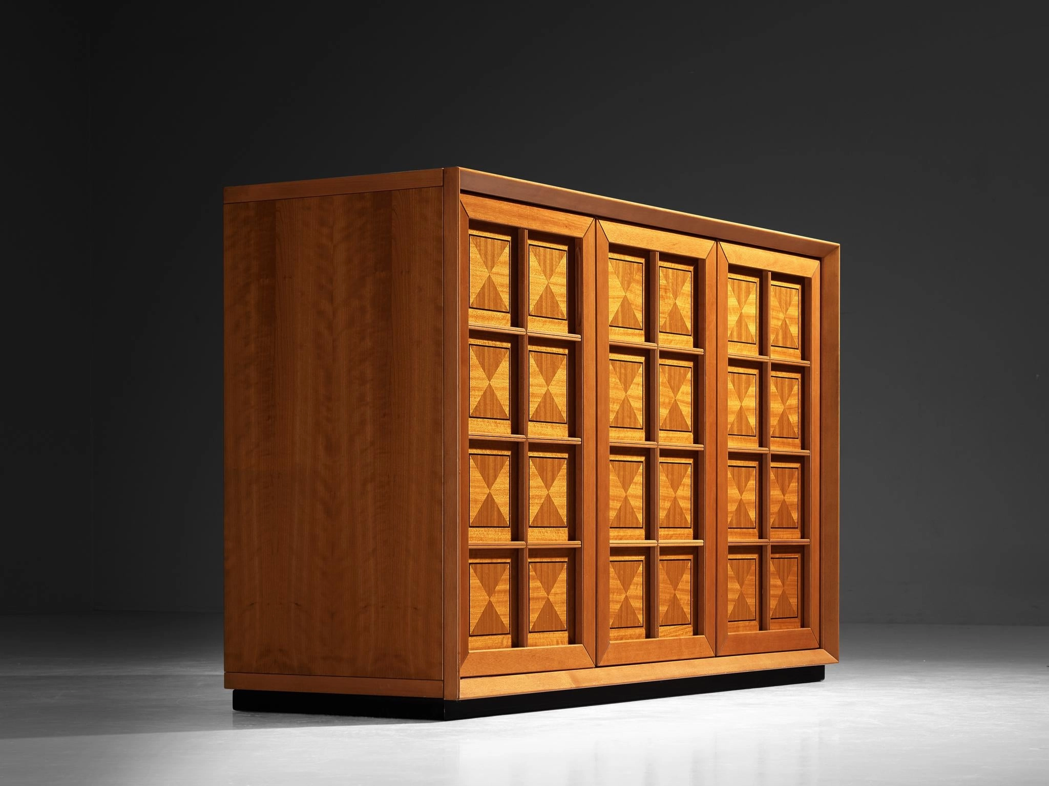 Italian Post-Modern Sideboard with Geometric Front