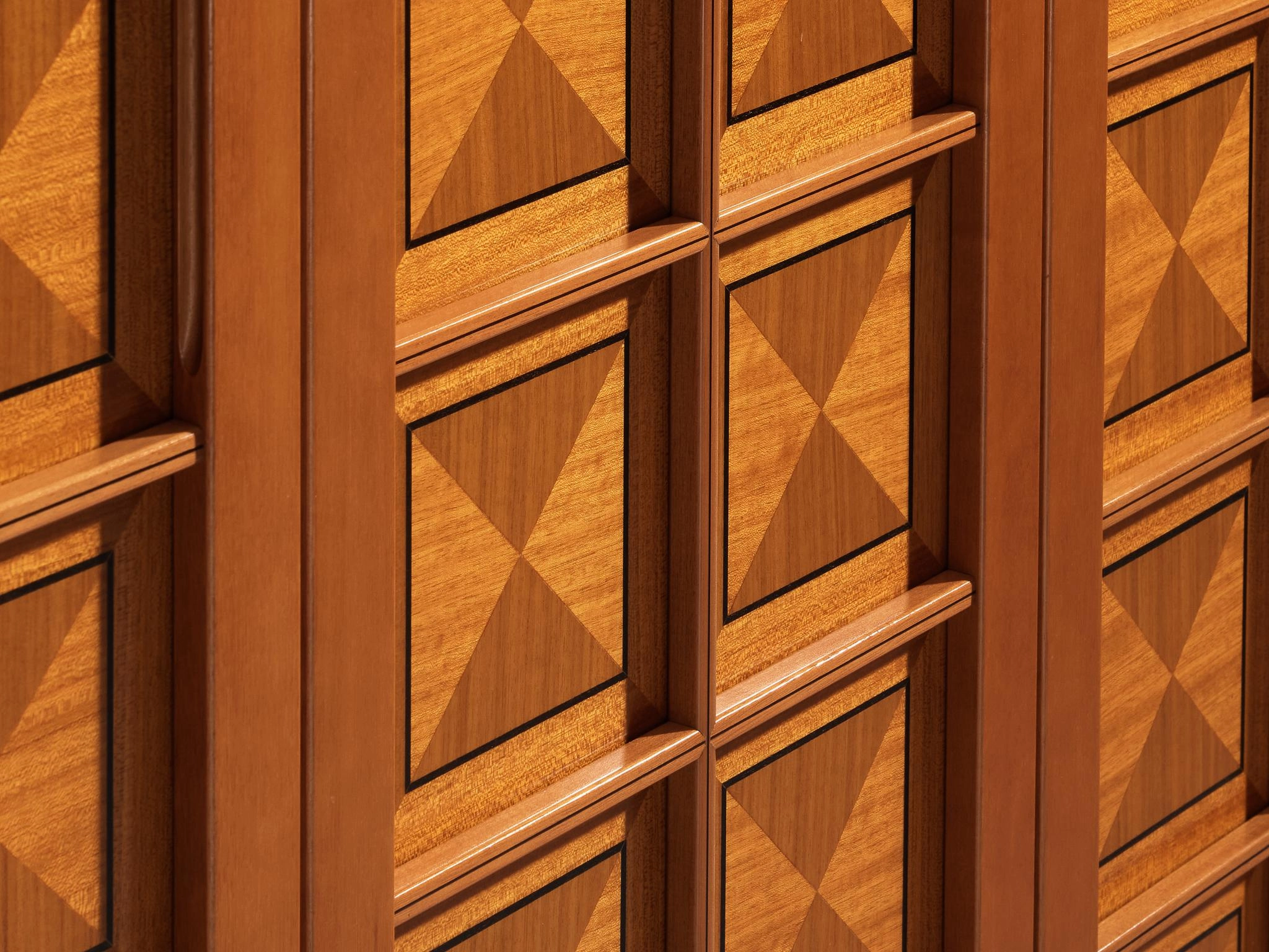 Italian Post-Modern Sideboard with Geometric Front