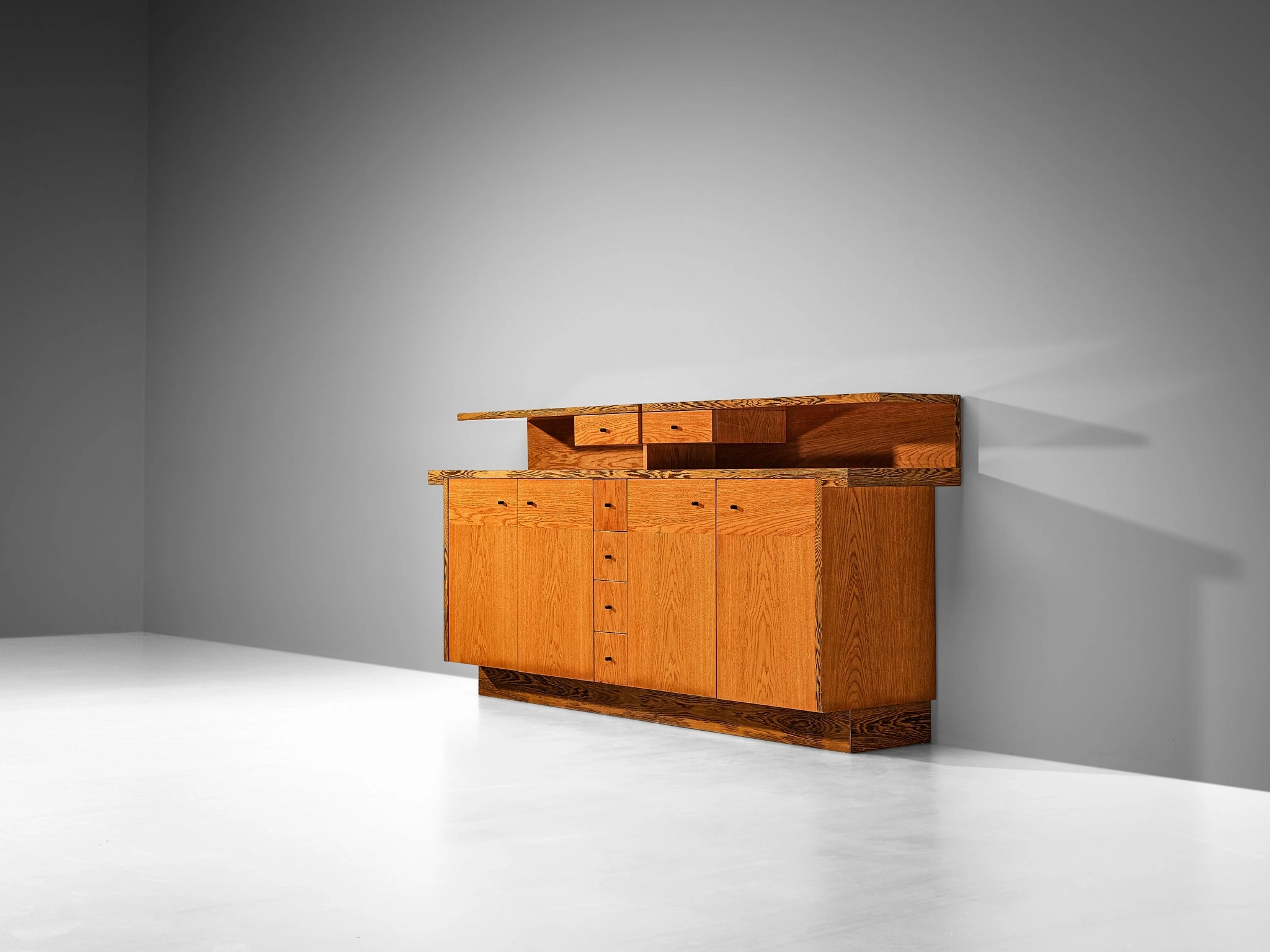 Italian Sideboard with Various Compartments in Weng and Ash