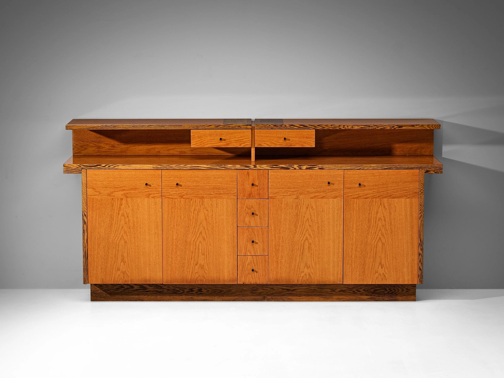 Italian Sideboard with Various Compartments in Weng and Ash