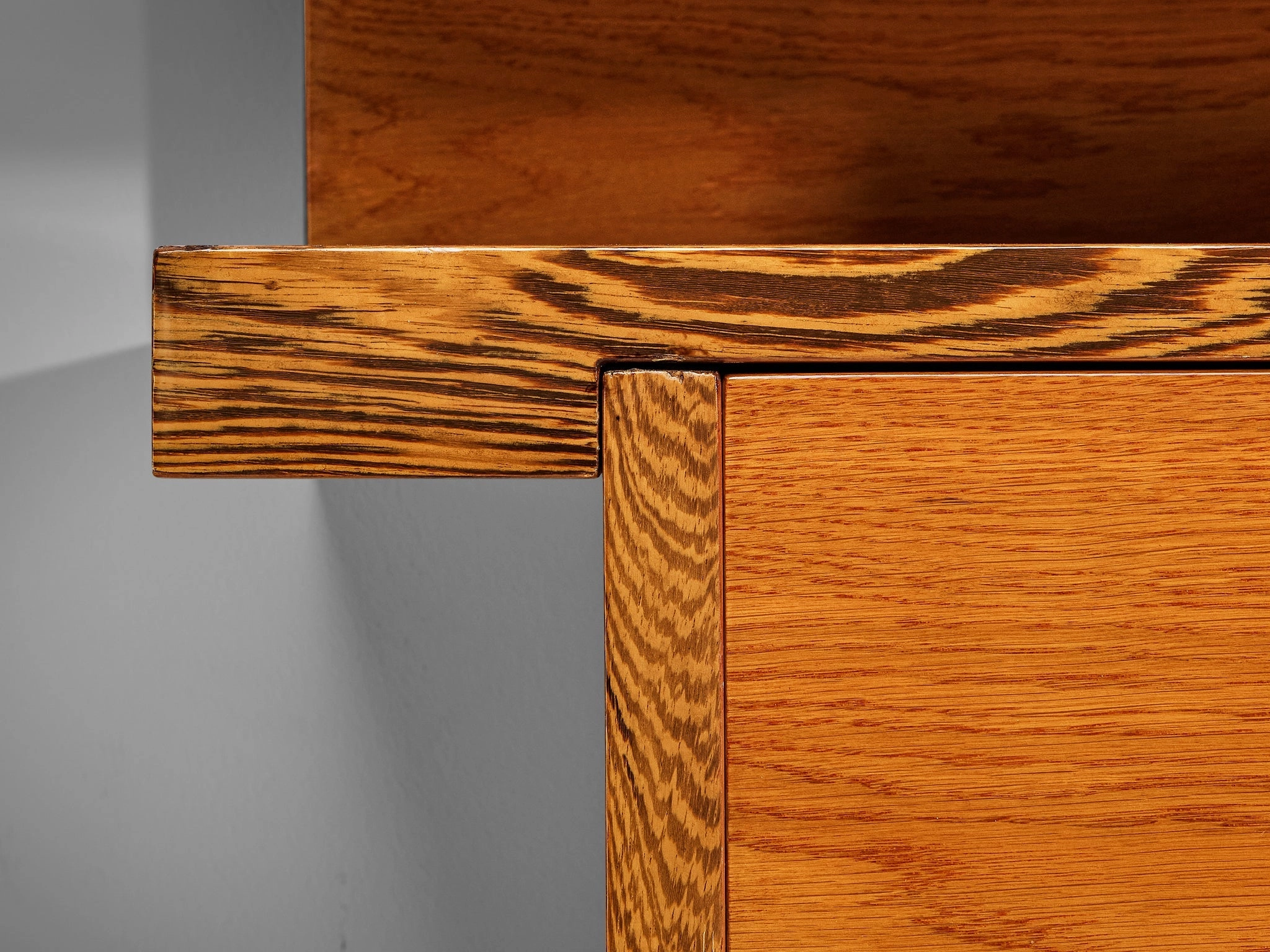 Italian Sideboard with Various Compartments in Weng and Ash