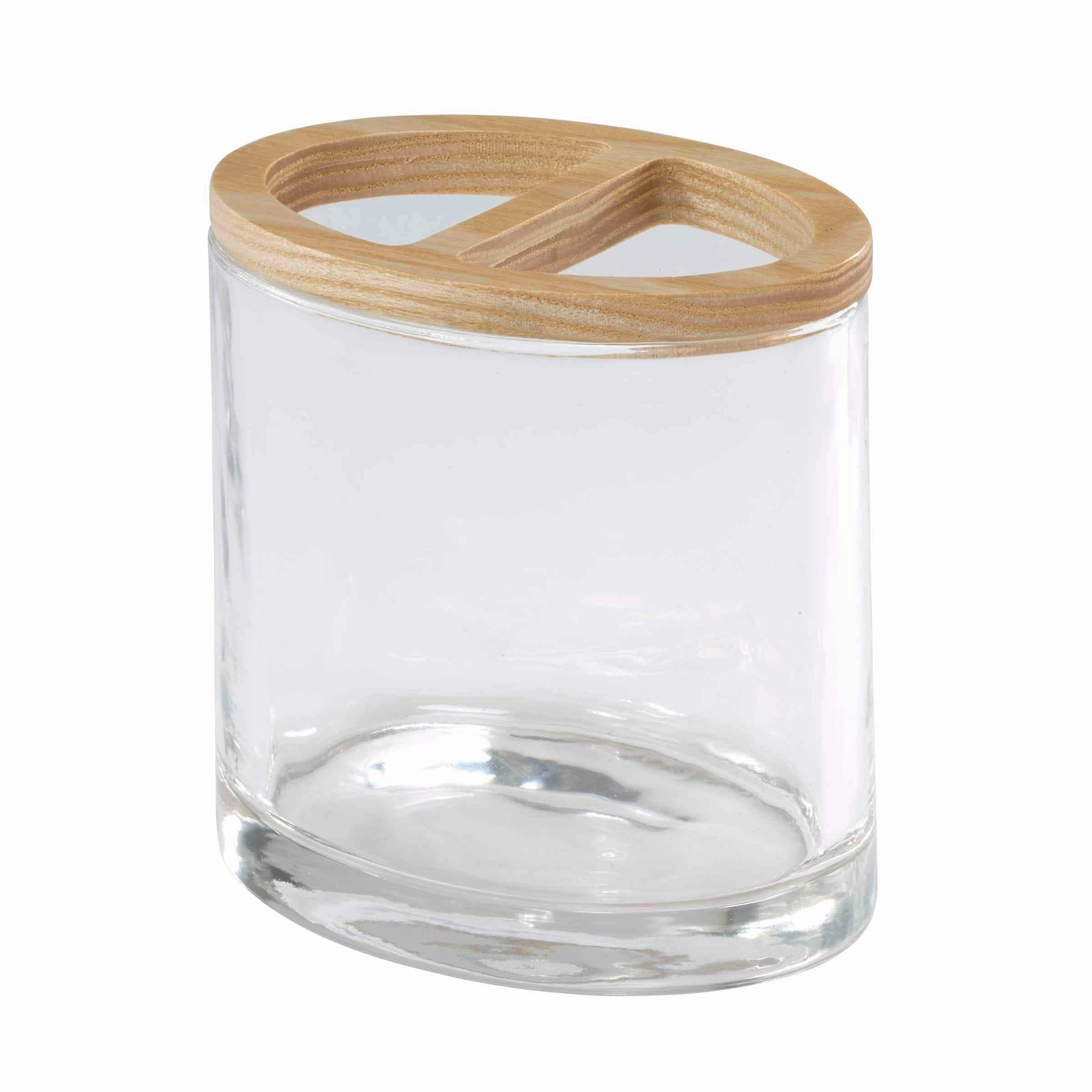 Izod Cove Toothbrush Holder - Clear toothbrush holder,bathroom cup,bathroom organizer