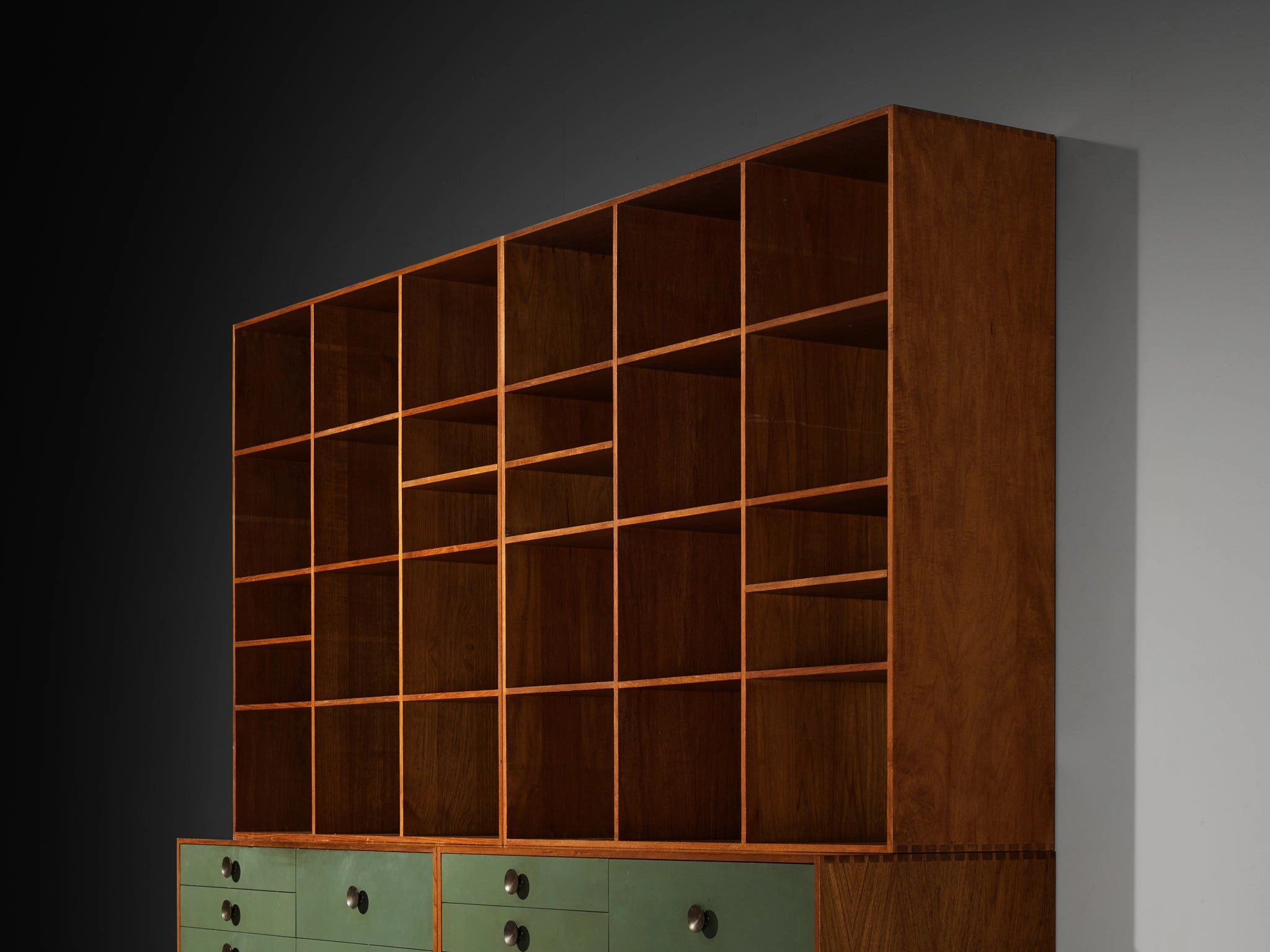 Jarl Heger for Jason Mbler Modular Wall Unit or Bookcase in Teak