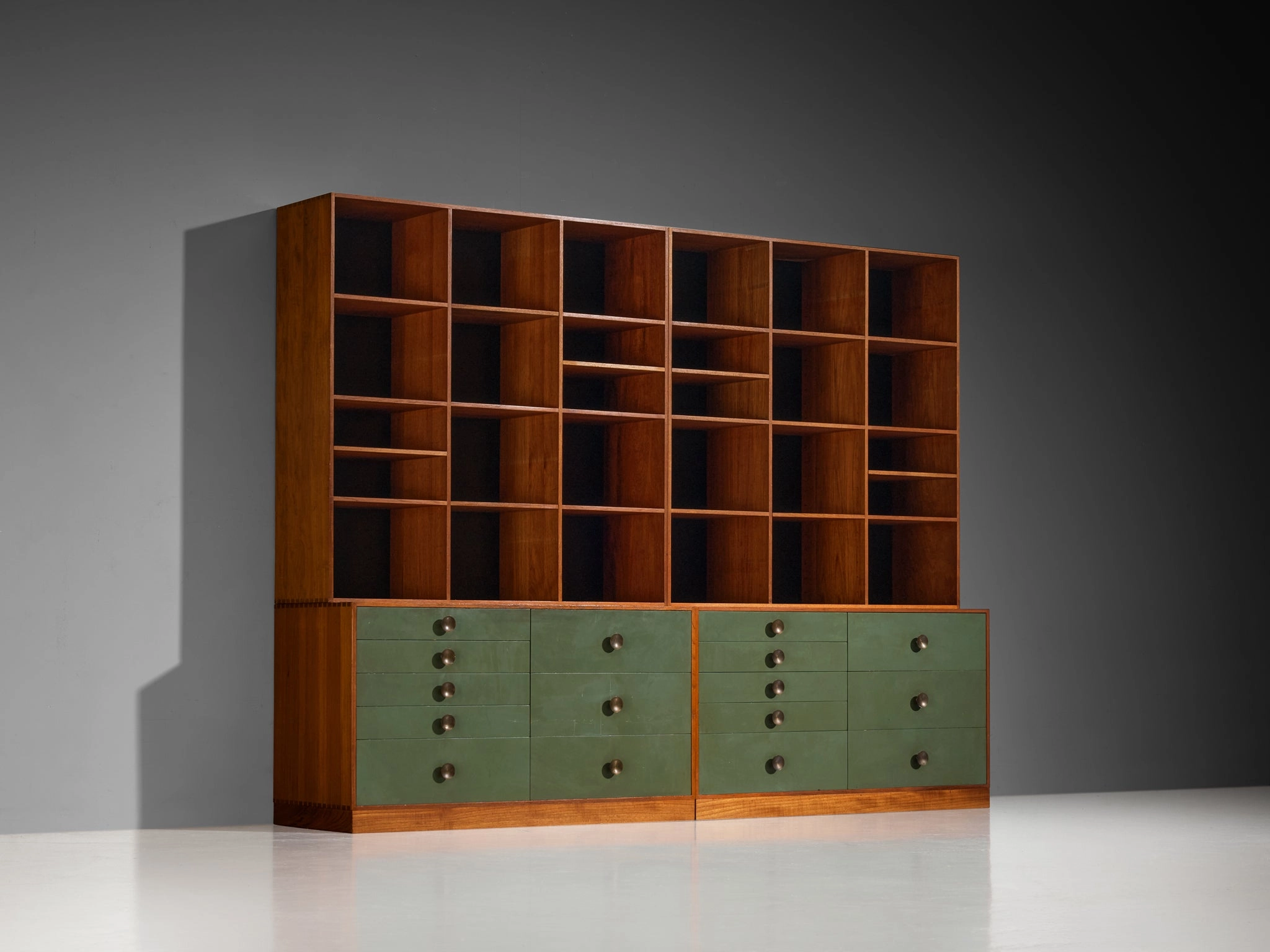 Jarl Heger for Jason Mbler Modular Wall Unit or Bookcase in Teak