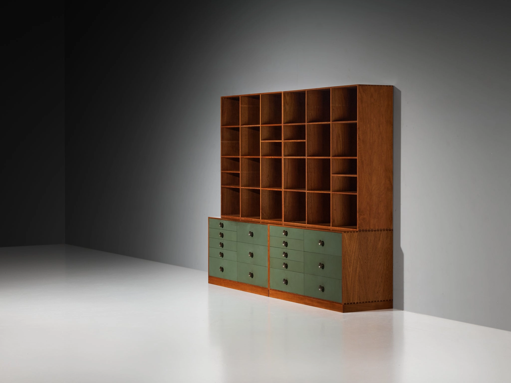Jarl Heger for Jason Mbler Modular Wall Unit or Bookcase in Teak