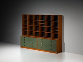Jarl Heger for Jason Mbler Modular Wall Unit or Bookcase in Teak storage cabinet,organizer,furniture storage