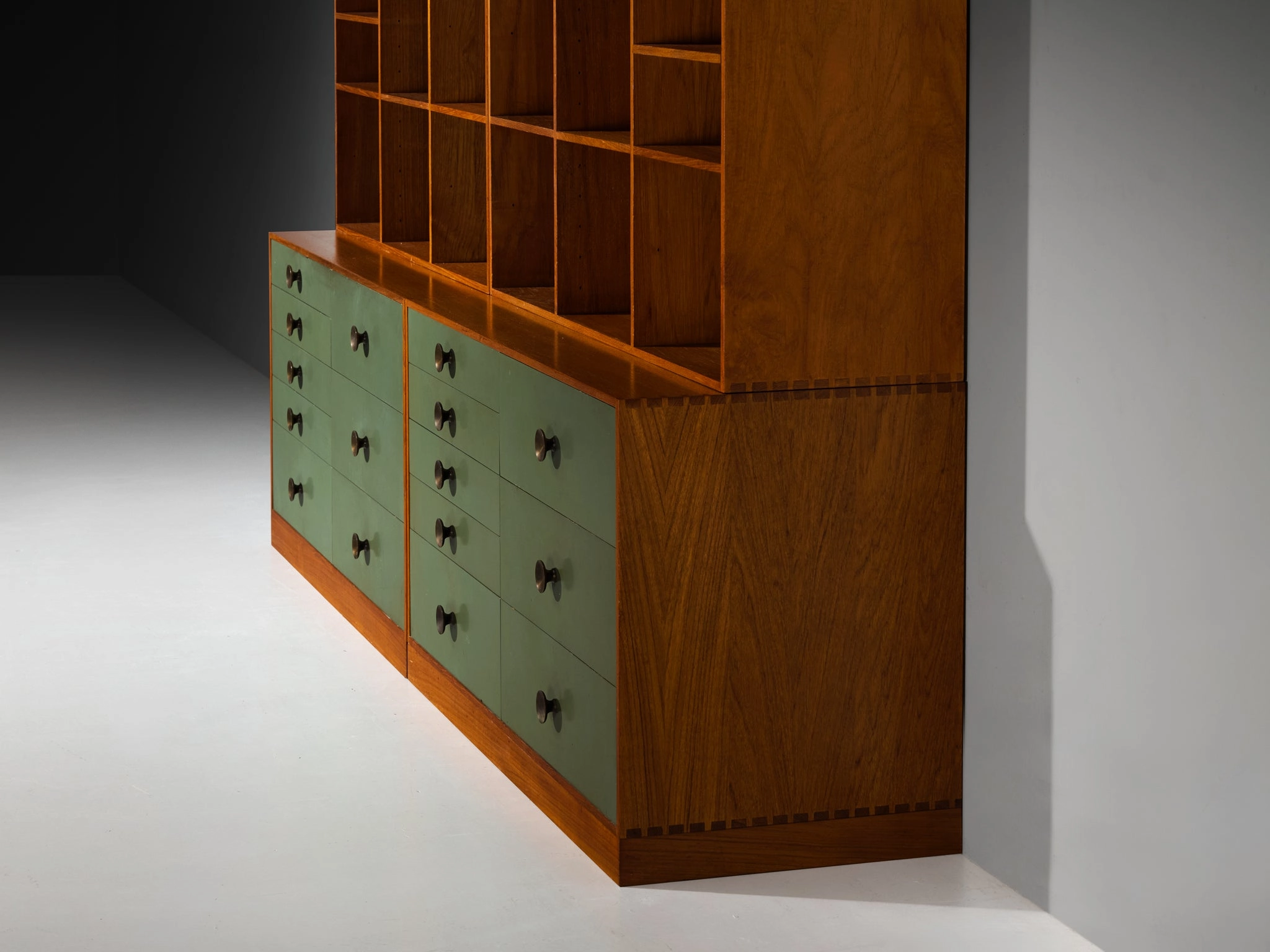 Jarl Heger for Jason Mbler Modular Wall Unit or Bookcase in Teak