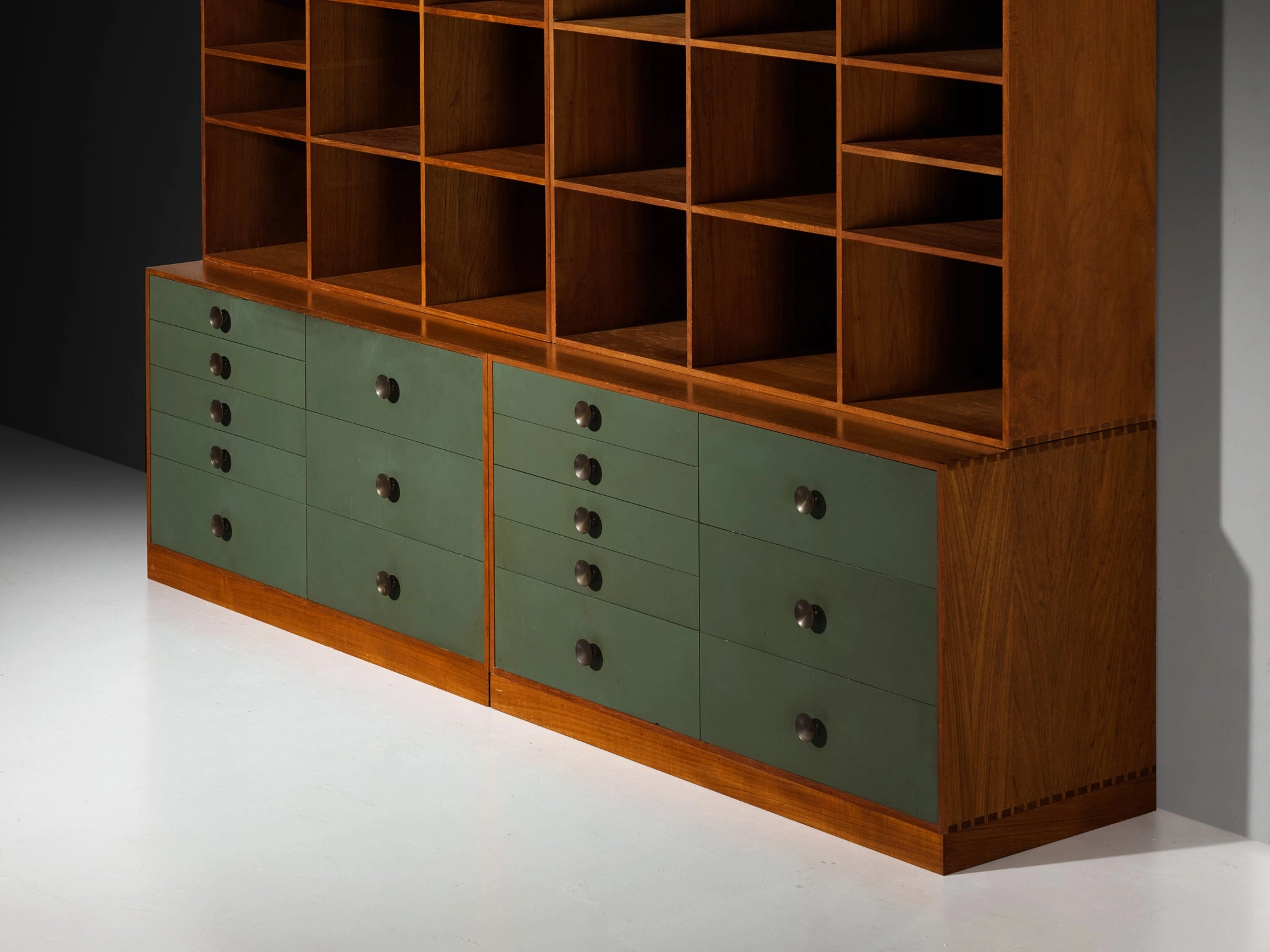 Jarl Heger for Jason Mbler Modular Wall Unit or Bookcase in Teak
