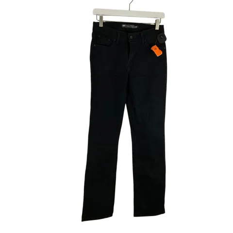 Jeans Straight By Levis In Black Denim, Size: 2 levis
