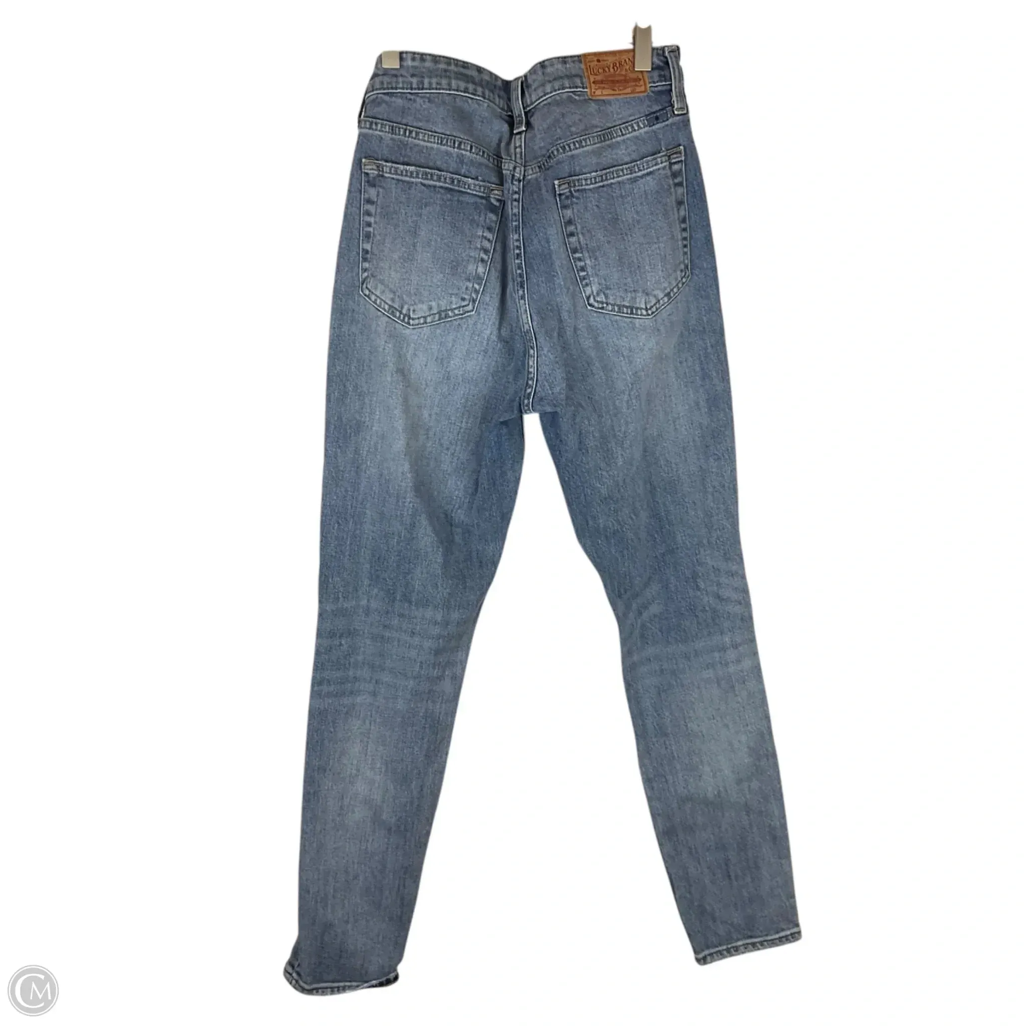 Jeans Straight By Levis In Blue Denim, Size: 4 levis