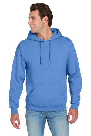 Jerzees Mens NuBlend Pill Resistant Fleece Hooded Sweatshirt Hoodie w/ Pouch Pocket - Columbia Blue  should book Clothing Jerzees