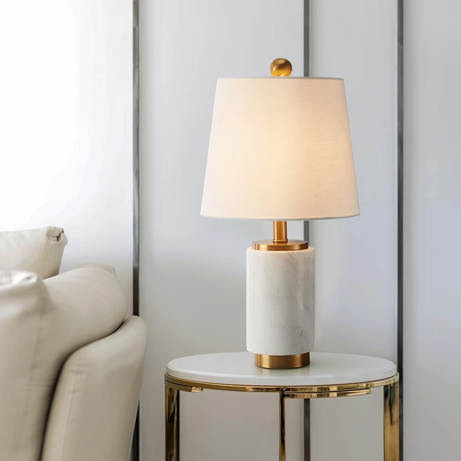 Joan Marble Table Lamp