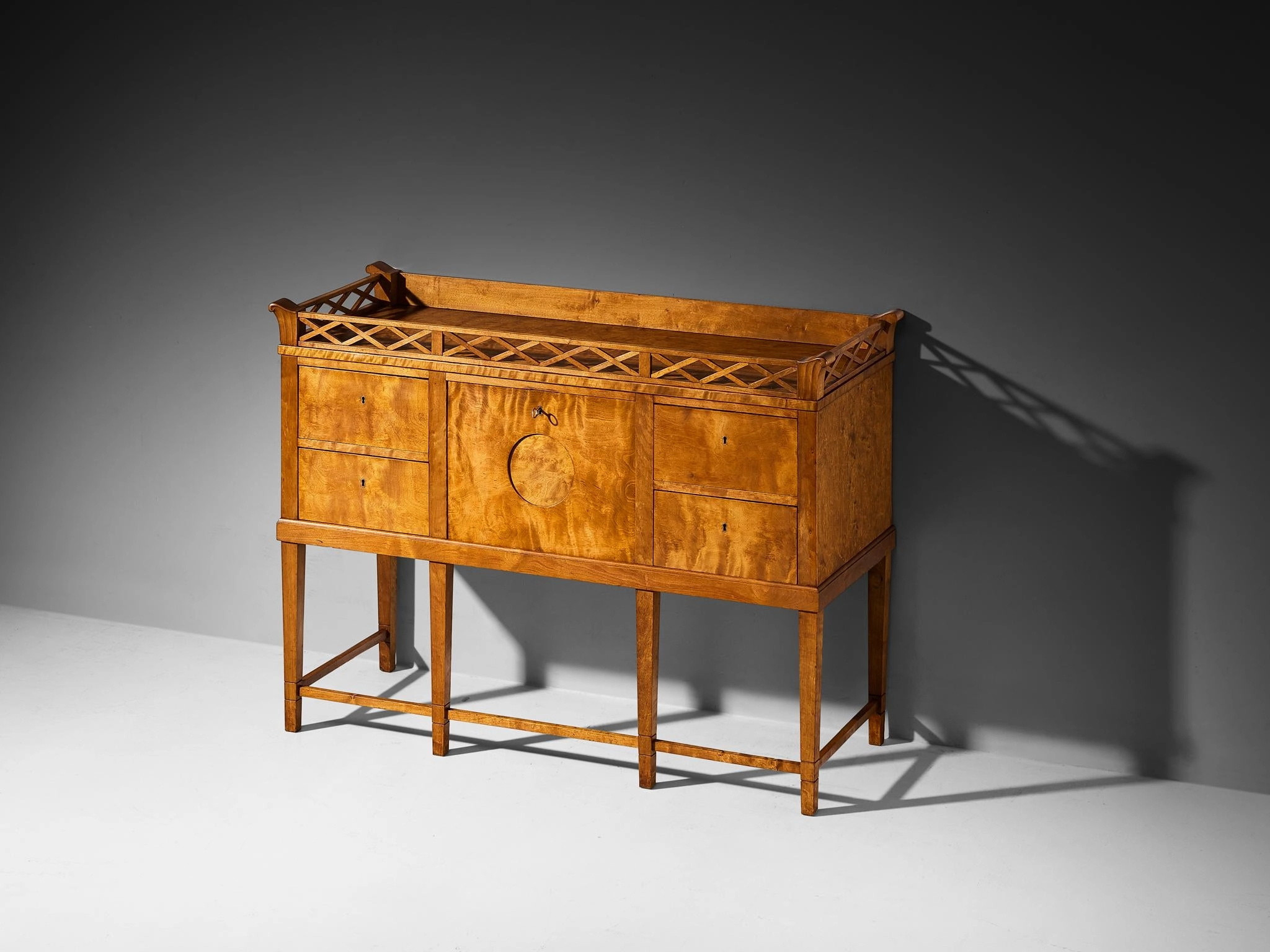 Johan Rohde Unique Sideboard in Birchwood storage cabinet,organizer,furniture storage