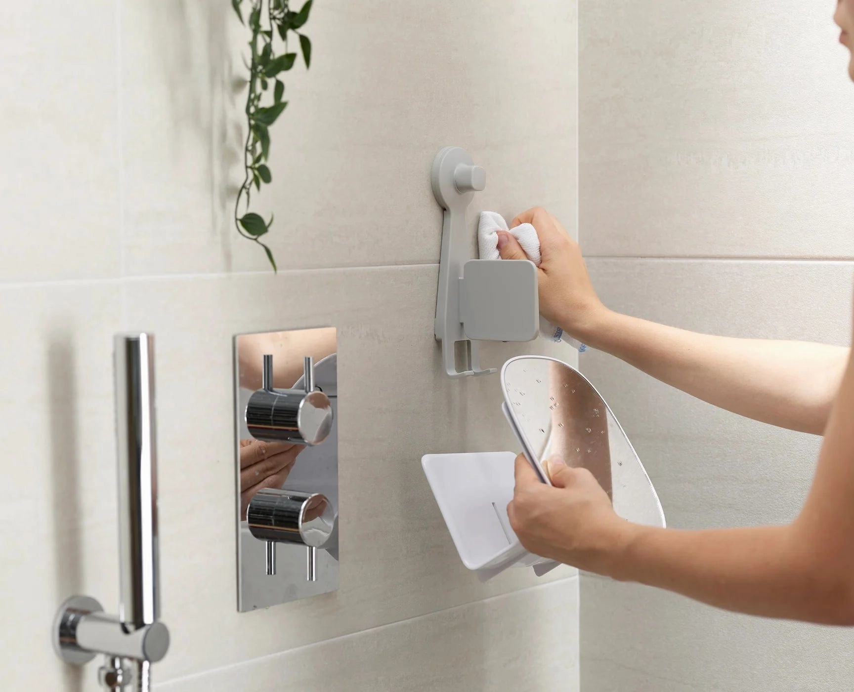 Joseph Joseph Easystore Compact Shower Caddy - White