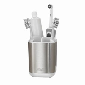 Joseph Joseph EasyStore Stainless Steel Toothbrush Holder toothbrush holder,bathroom cup,bathroom organizer