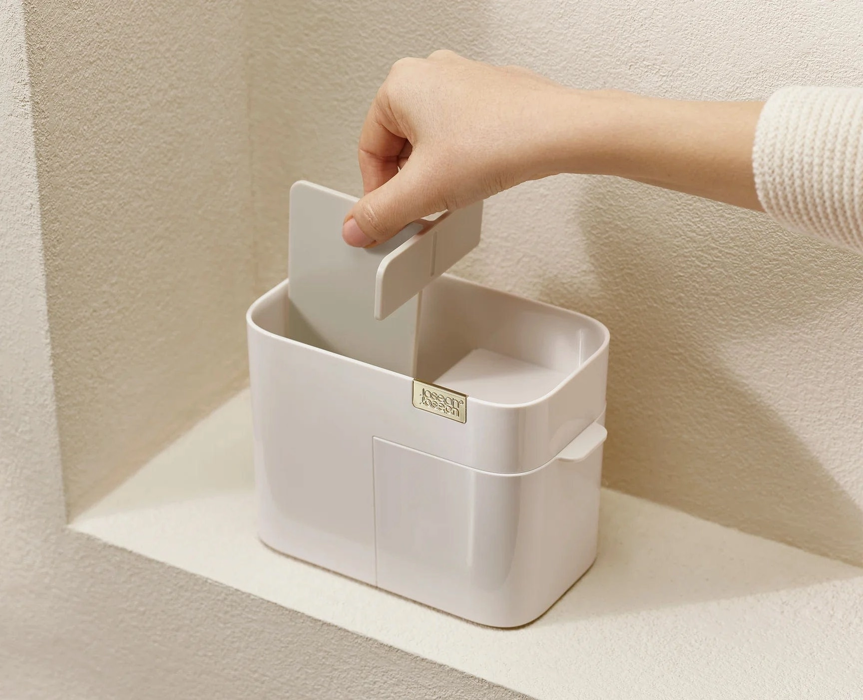 Joseph Joseph Viva Compact Cosmetic Organiser With Drawer - Shell