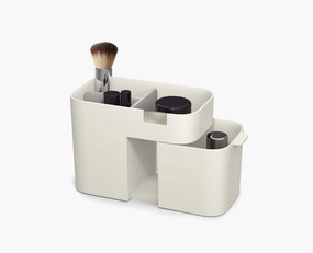 Joseph Joseph Viva Compact Cosmetic Organiser With Drawer - Shell bathroom essentials,bathroom accessories,bathroom set