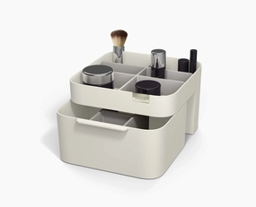 Joseph Joseph Viva Cosmetic Organiser With Drawer - Shell bathroom essentials,bathroom accessories,bathroom set