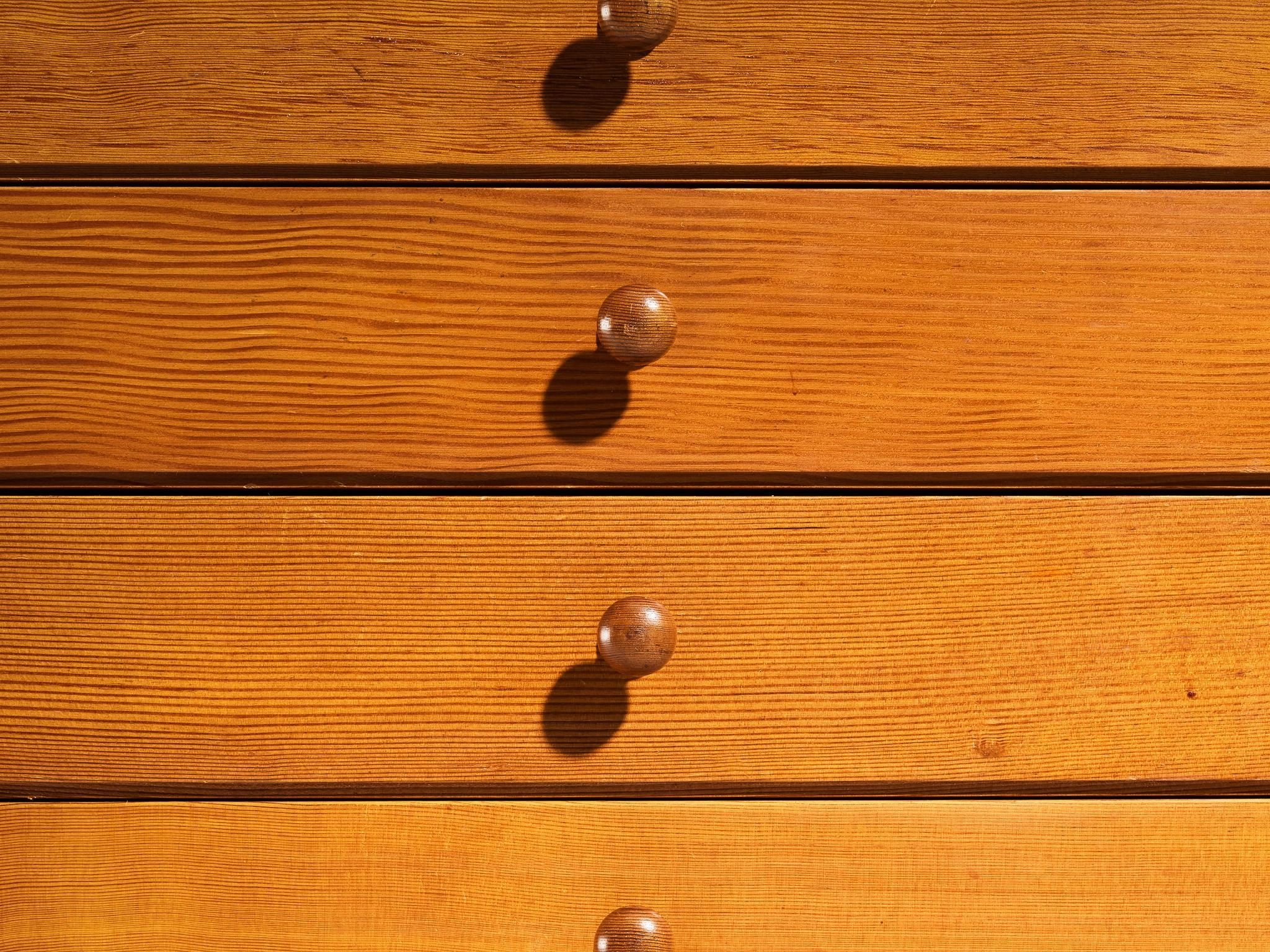 Jrgen Magnussen for Peder Pedersen Chest of Drawers in Pine and Iron