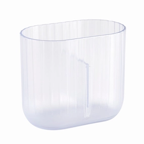 Kaliman Frosted Clear Plastic Toothbrush Holder - Frosted Clear toothbrush holder,bathroom cup,bathroom organizer