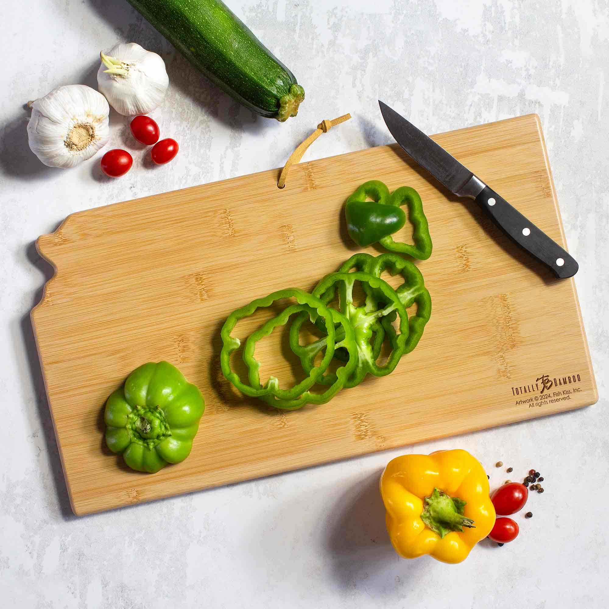 Kansas Cutting Board with Artwork by Fish Kiss