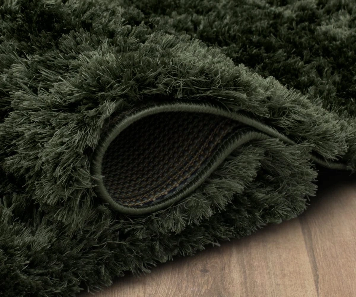 Karastan Billow Shag Rug - Olive