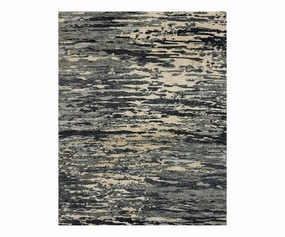 Karastan Bowen Huron Rug - Charcoal dining table,kitchen table,dining room furniture