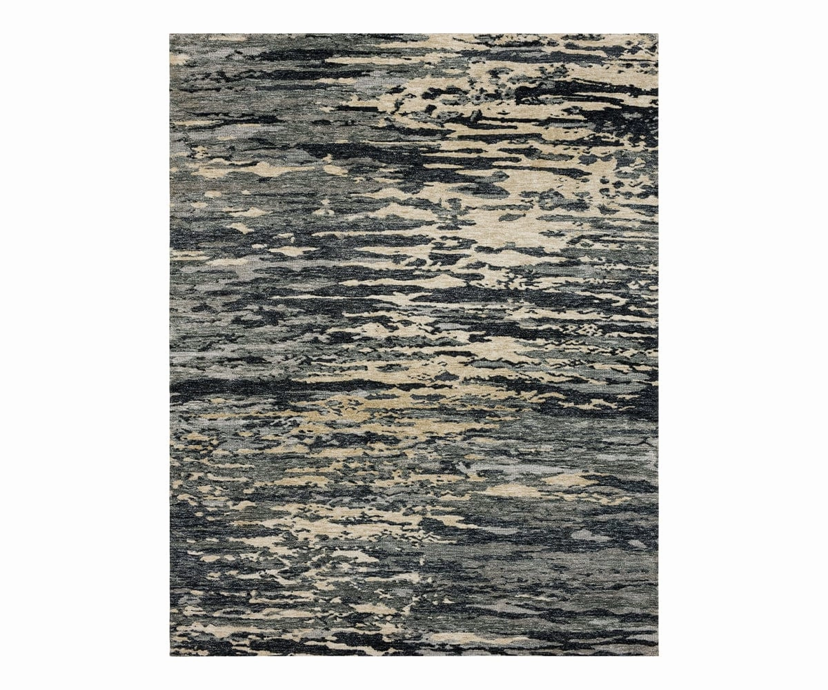 Karastan Bowen Huron Rug - Charcoal dining table,kitchen table,dining room furniture