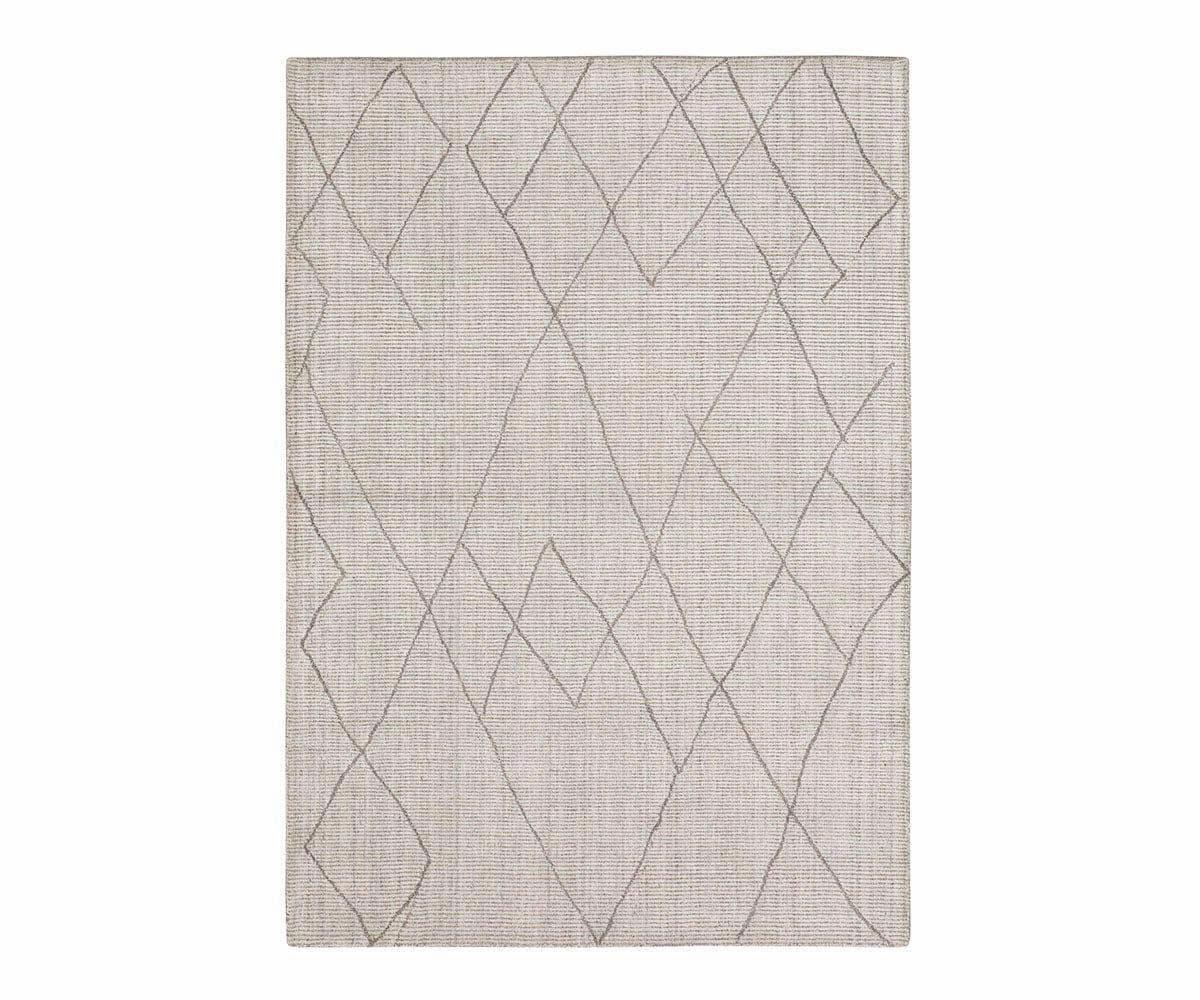 Karastan Tangier Tribal Diamond Rug - Silver dining table,kitchen table,dining room furniture