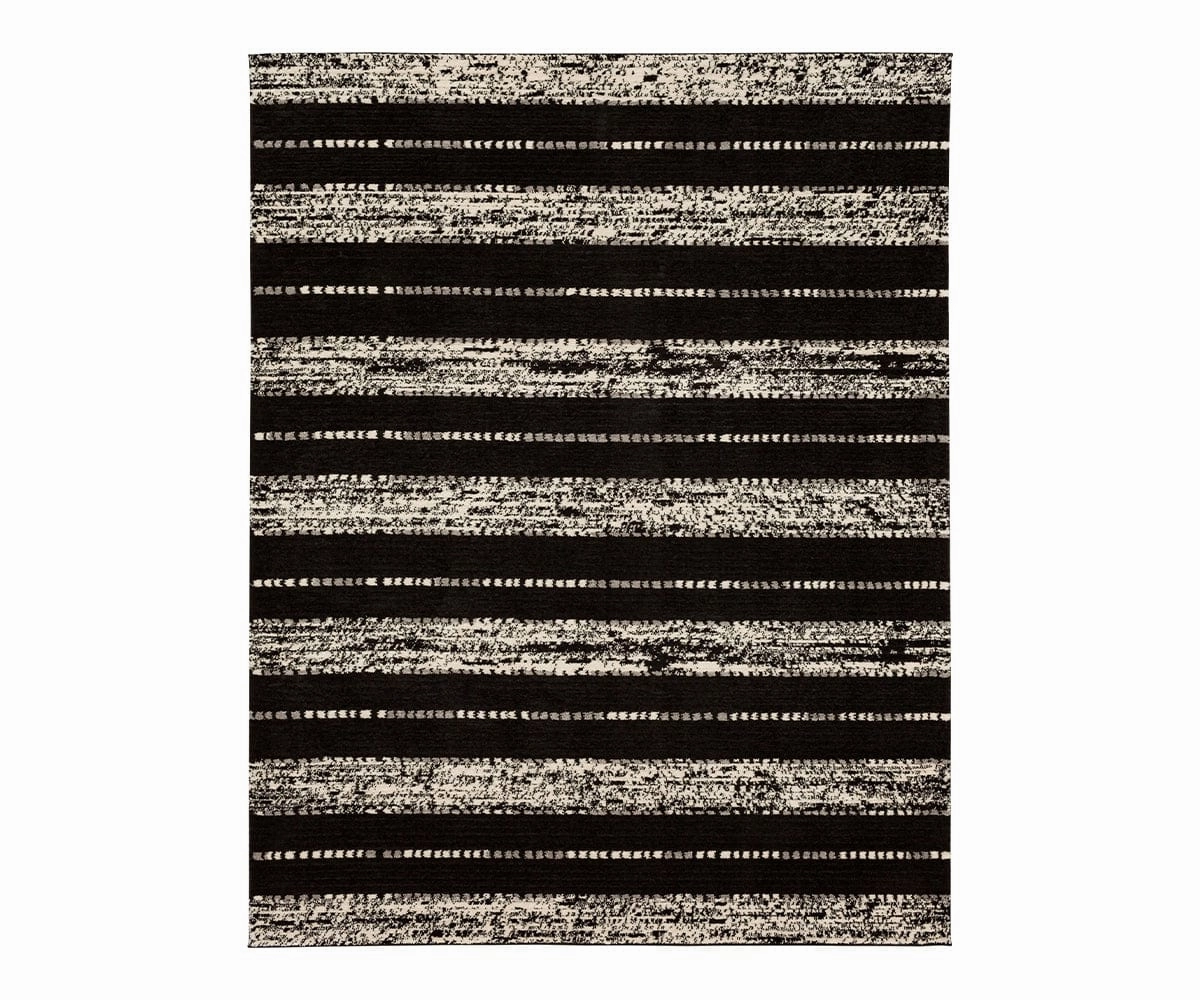 Karastan Traverse Lanes Rug - Charcoal dining table,kitchen table,dining room furniture