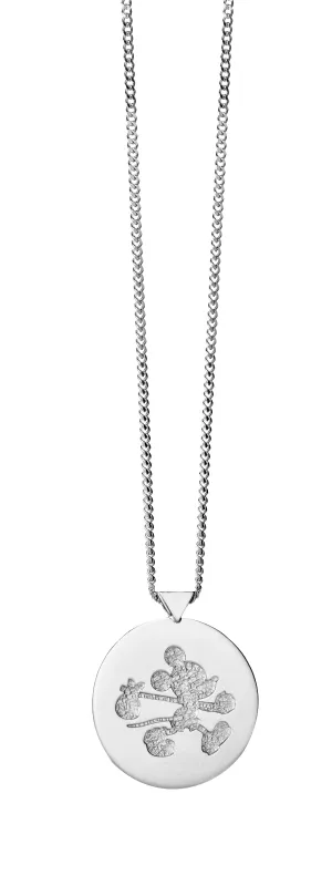 Karen Walker Jewellery Disney X Karen Walker Limited Edition Mickey Runaway Stamp Pendant - Sterling Silver
