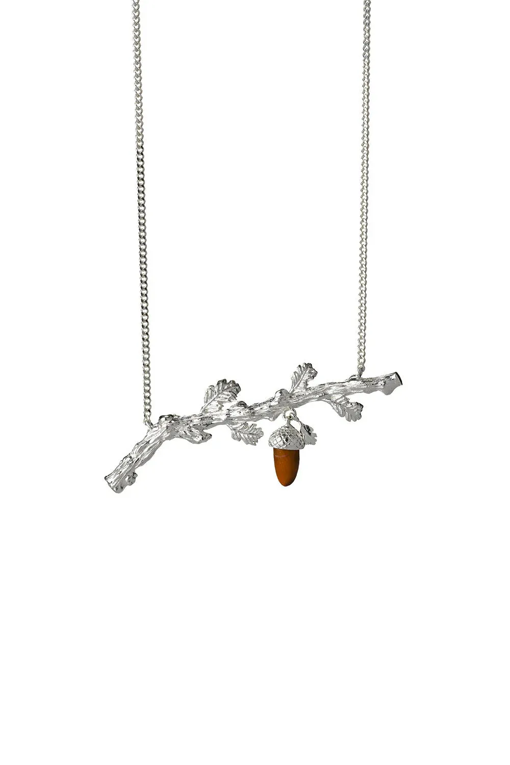 Karen Walker Jewellery Karen Walker - Acorn and Leaf Branch Necklace 45cm
