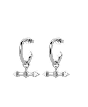 Karen Walker Jewellery Karen Walker Arrow Fob Earring Silver