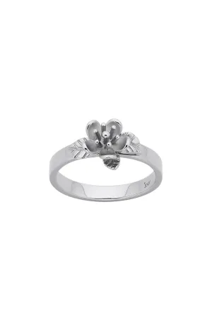 Karen Walker Jewellery Karen Walker Botanical Flower Ring - Silver