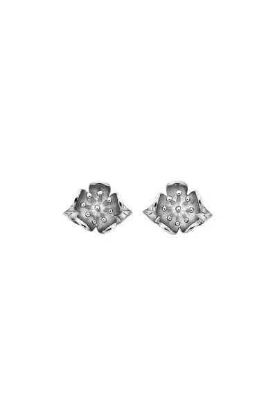 Karen Walker Jewellery Karen Walker Botanical Flower Studs - Silver