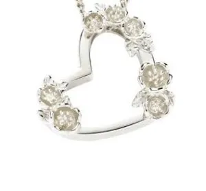 Karen Walker Jewellery Karen Walker Botanical Heart Charm - Small