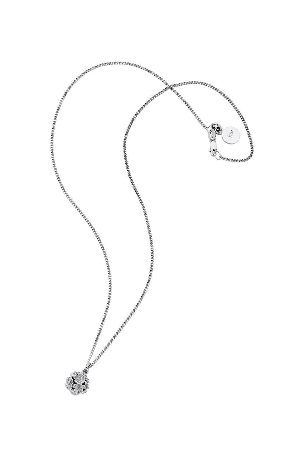 Karen Walker Jewellery Karen Walker Botanical Small Flower Ball Pendant - Silver