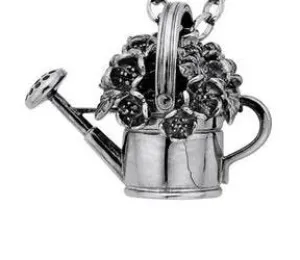 Karen Walker Jewellery Karen Walker Botanical Watering Can with Flowers Charm