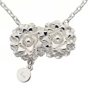 Karen Walker Jewellery Karen Walker Chrysanthemum Pendant - Silver, 60cm