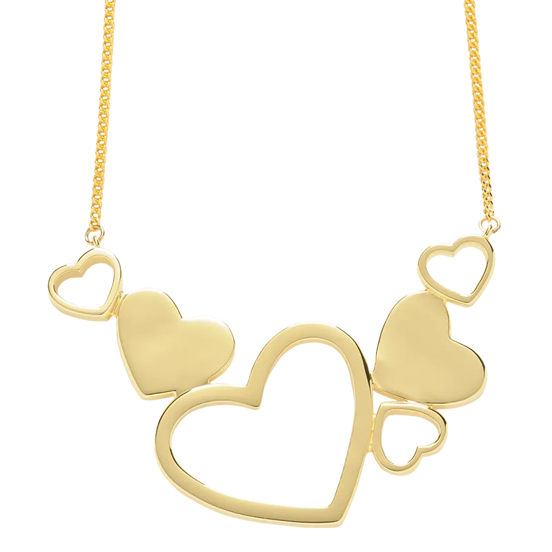 Karen Walker Jewellery Karen Walker Exploding Heart Necklace - 9ct Gold