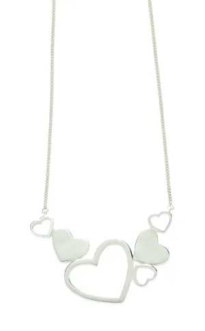 Karen Walker Jewellery Karen Walker Exploding Heart Necklace - Silver