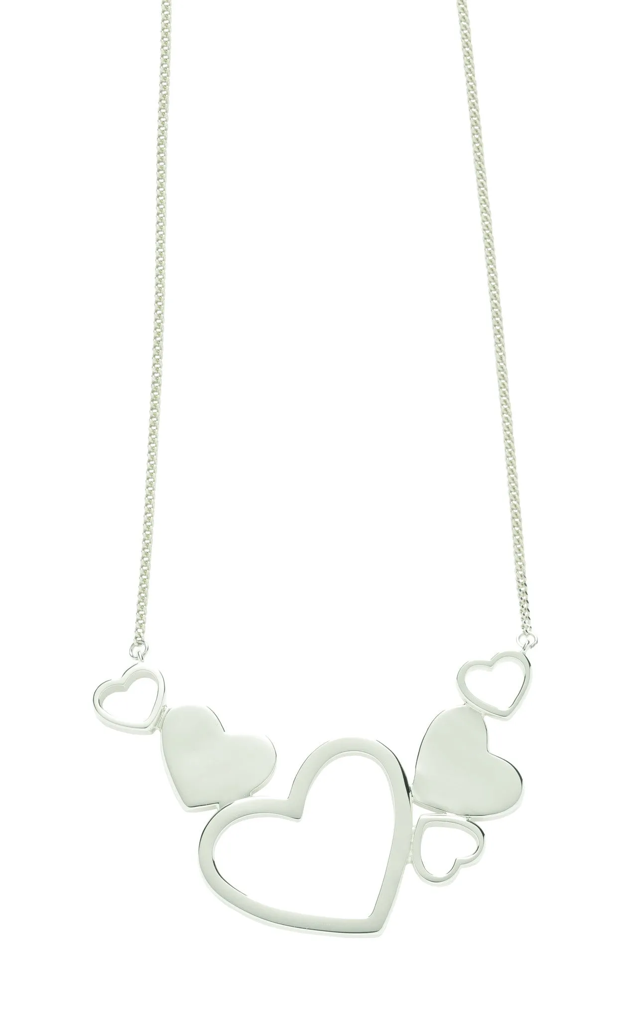 Karen Walker Jewellery Karen Walker Exploding Heart Necklace - Silver