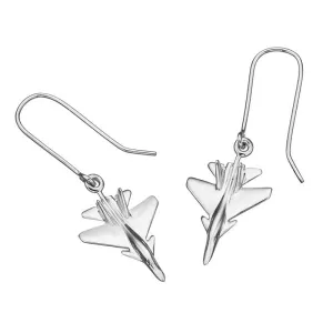 Karen Walker Jewellery Karen Walker Jet Plane Drop Earrings - Silver