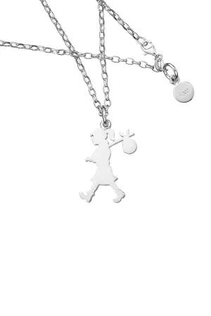Karen Walker Jewellery Karen Walker Large Runaway Girl Pendant - Silver, 50cm