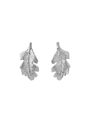 Karen Walker Jewellery Karen Walker - Leaf Studs - Silver