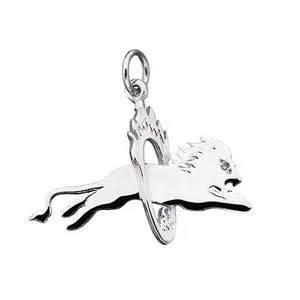 Karen Walker Jewellery Karen Walker Lion & Hoop Charm