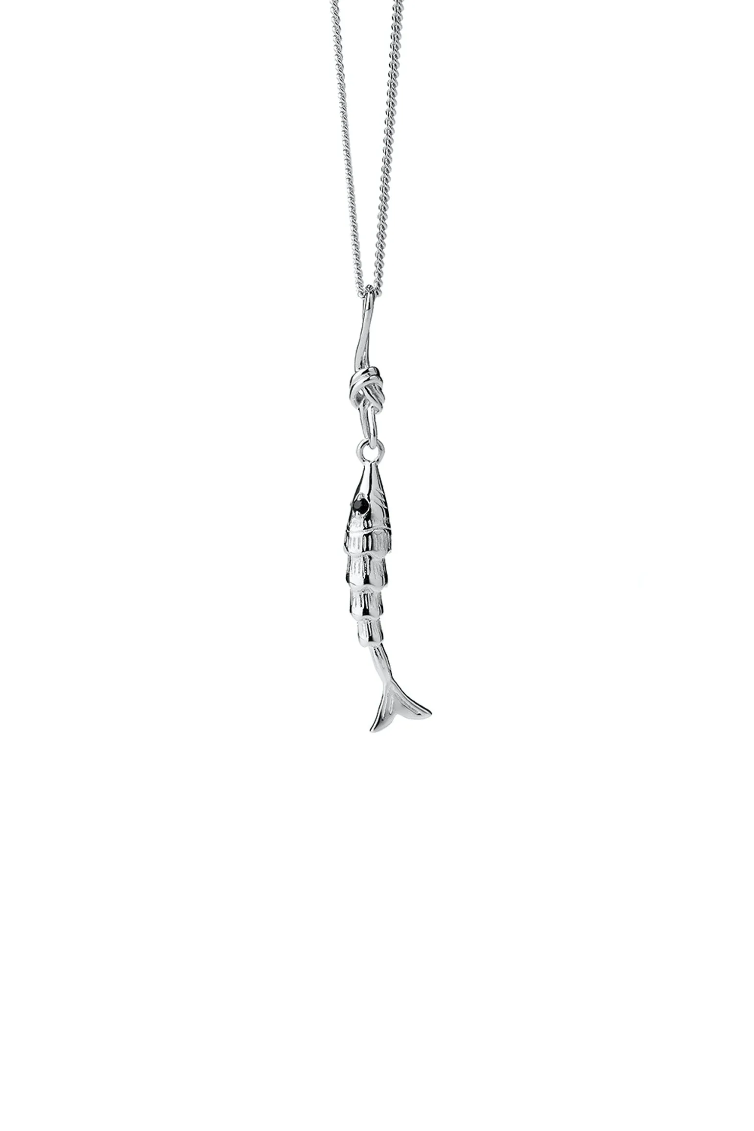 Karen Walker Jewellery Karen Walker Lure Fish Necklace- Silver