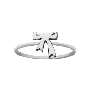 Karen Walker Jewellery Karen Walker Mini Bow Ring - Silver