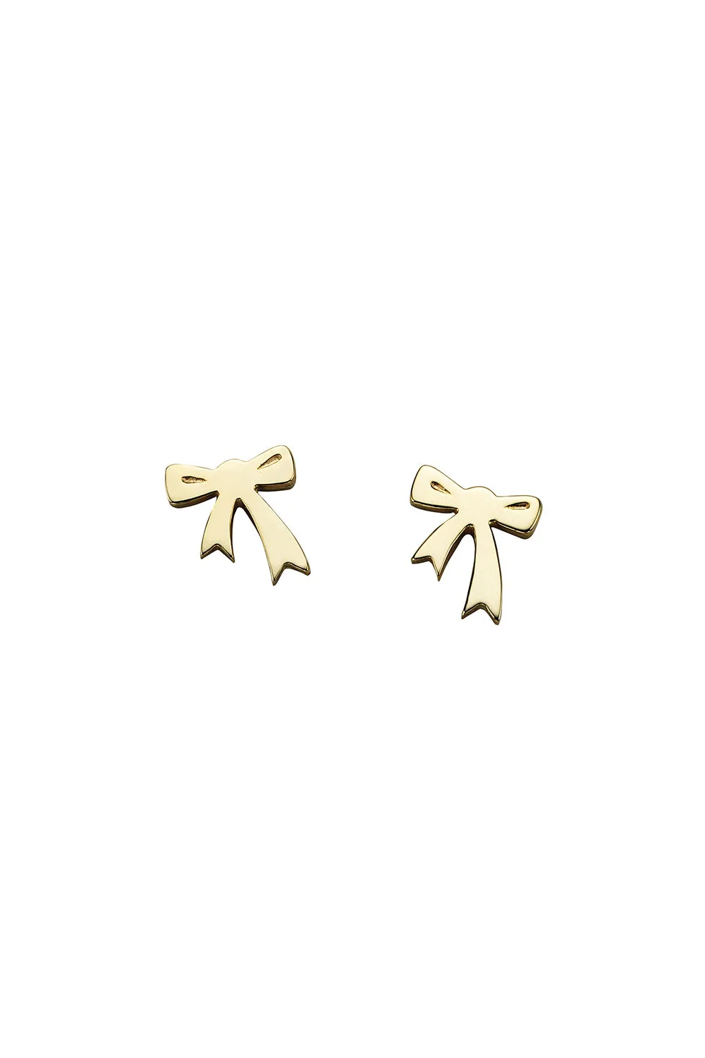 Karen Walker Jewellery Karen Walker Mini Bow Studs - 9ct Gold
