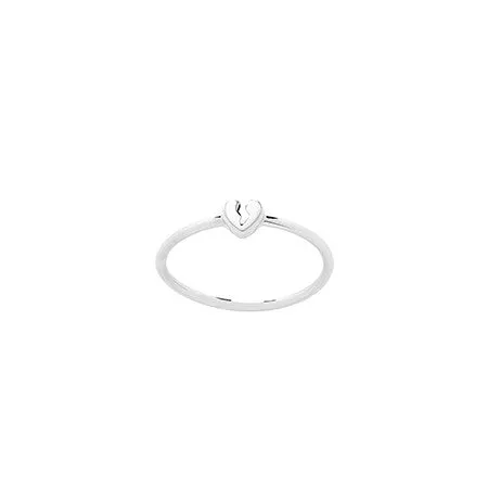Karen Walker Jewellery Karen Walker Mini Broken Heart Ring - Silver